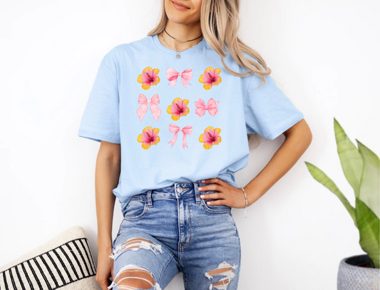 Pink Flower T-Shirt - Destello Store