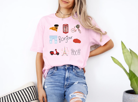 Bonjour T-Shirt - Destello Store