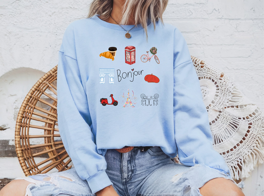 Bonjour Sweatshirt - Destello Store
