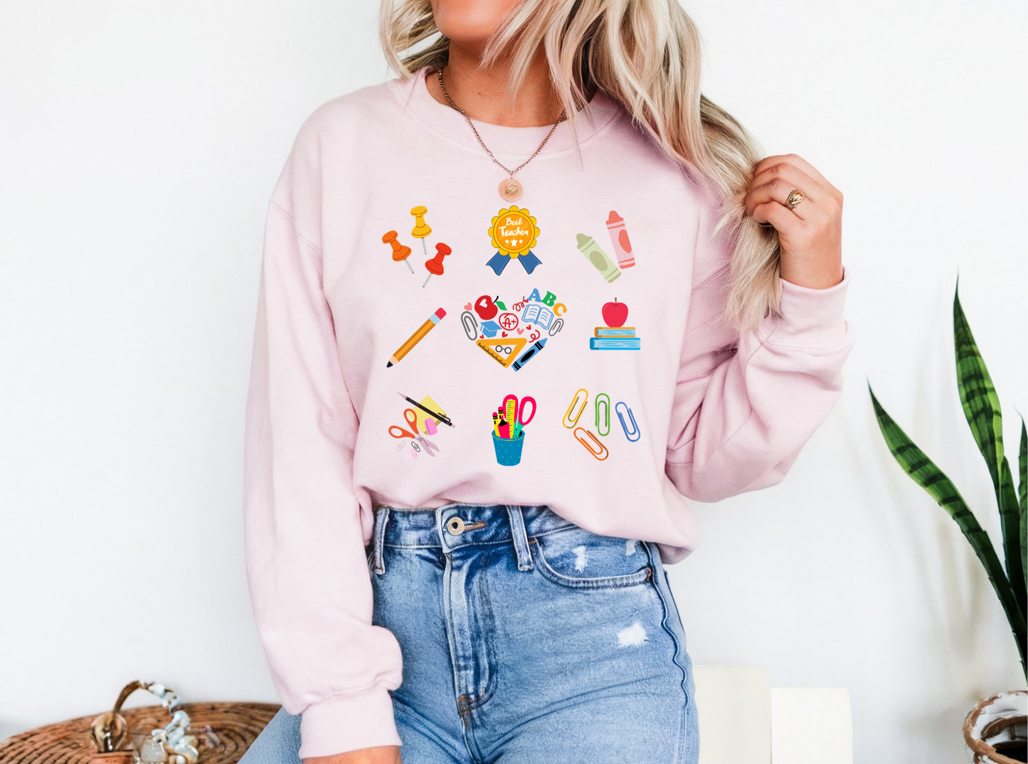 Best Teacher Sweatshirt - Destello Store