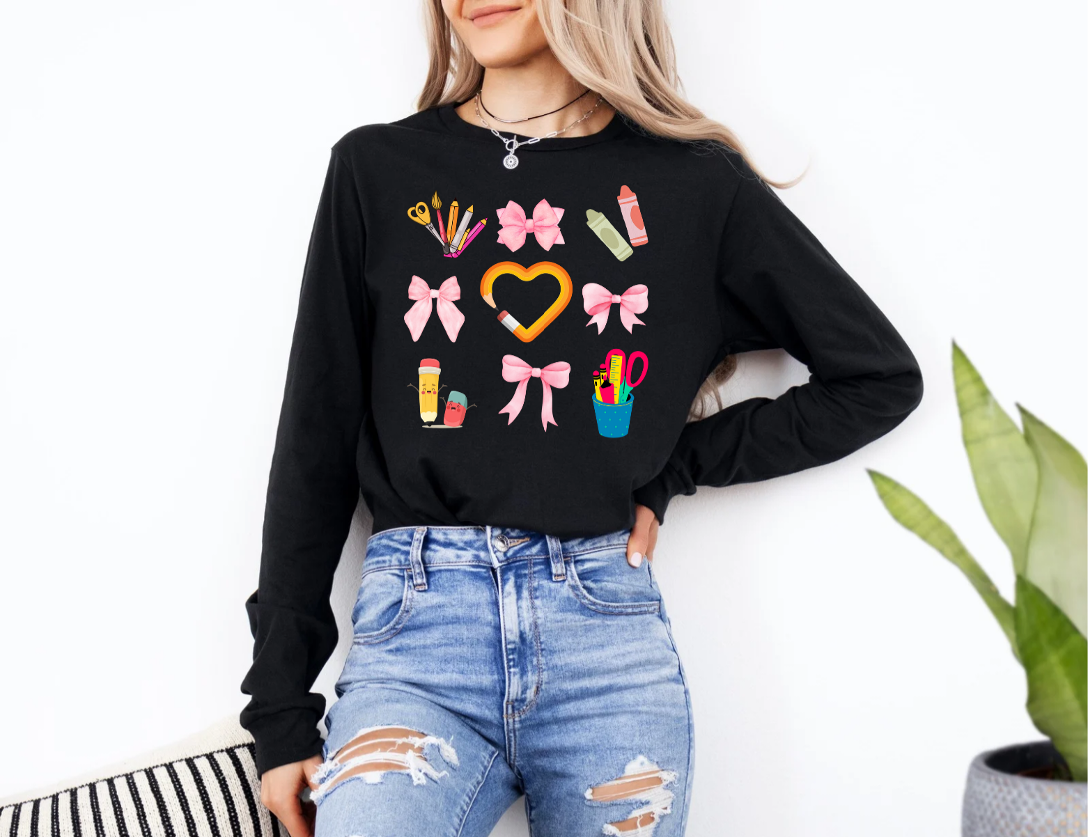 Pink Teacher Long-sleeve - Destello Store