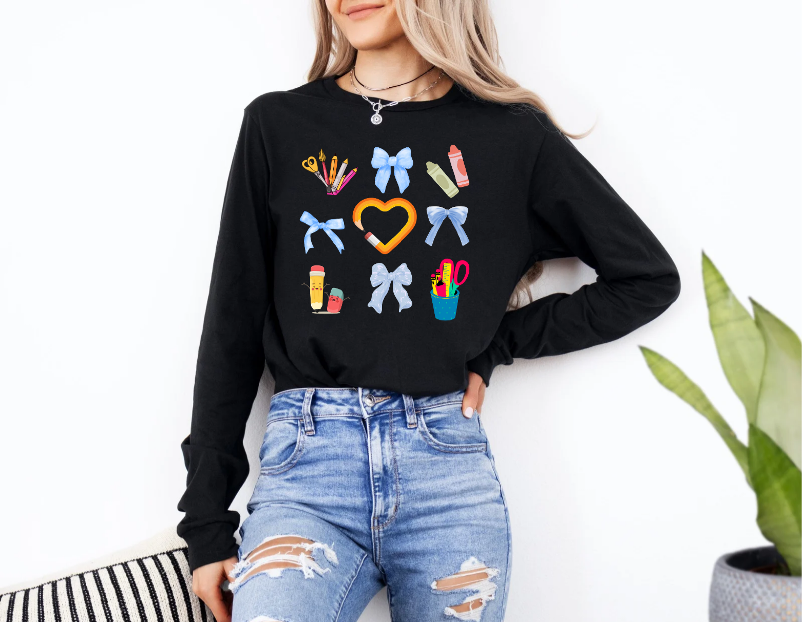 Blue Teacher Long-sleeve - Destello Store