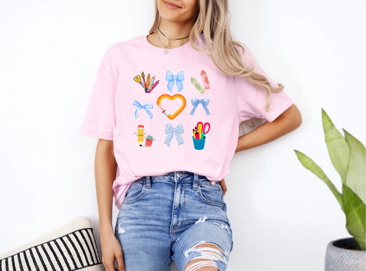 Blue Teacher T-Shirt - Destello Store