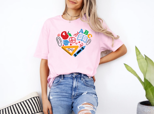 Corazón Teacher T-Shirt - Destello Store