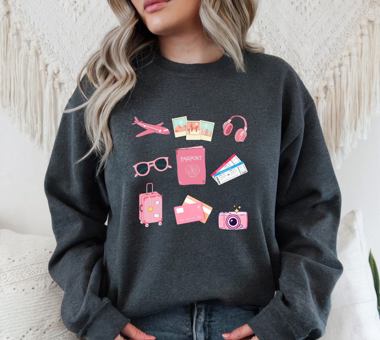Pink Trip Sweatshirt - Destello Store